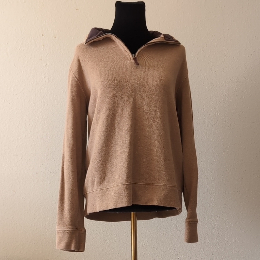 Lands' End Brown Tailored Fit Sweater